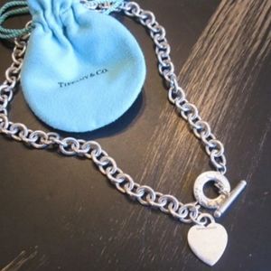 Tiffany & Co Heart Toggle Necklace
